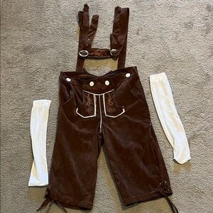 Men’s Brown Lederhosen Costume